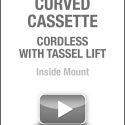 Curved Cassette Cordless With Tassel Lift Inside Mount