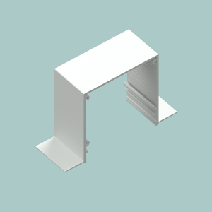 Head Box, two skim coat flanges (Std Roller Blinds) - 56002