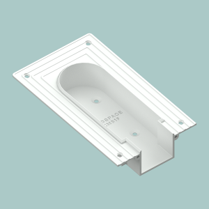 Motor Box w/Flanges for CRESTRON System - 70033