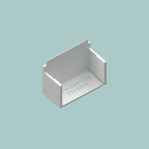 Flat Ends for Manual Drapery Tracks - 70071