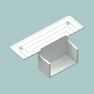 Flat End w/Flange - Manual Drapery Tracks - 70072