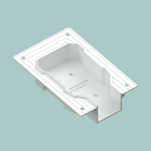 Motor Box w/Flanges for LUTRON System - 70021