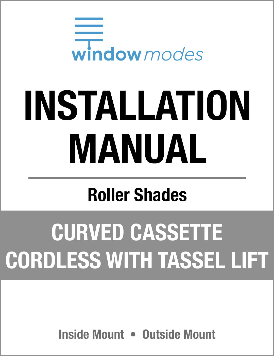 Wm Installation Manual Rs Curved Cassette Cordless With Tassel Lift Tn