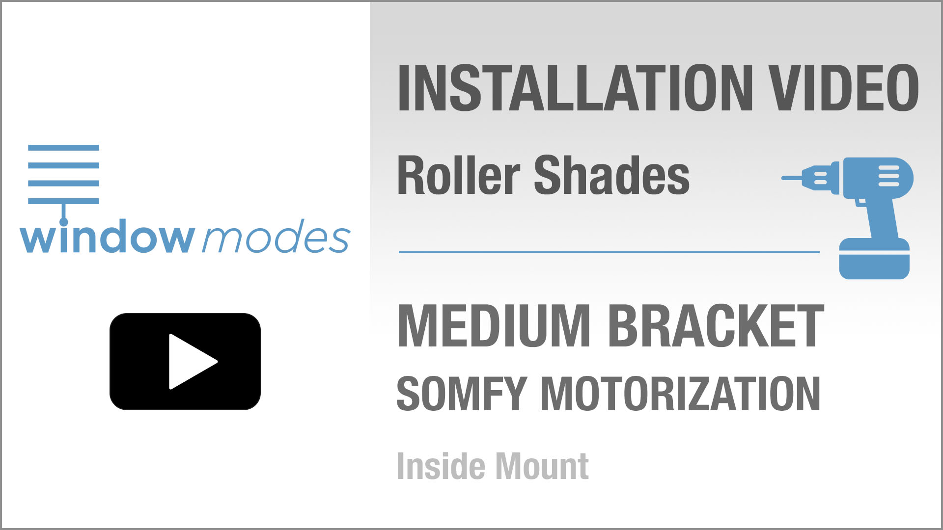 Wm Installation Video Rs Medium Bracket Somfy Motorization Im Tn
