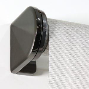 Medium Bracket Motor Cover Black Nickel Rollease S