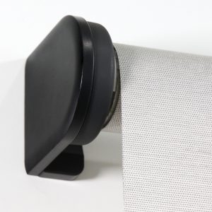 Medium Bracket Motor Cover Matte Black Somfy S