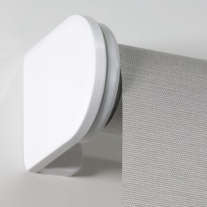 Medium Bracket Motor Cover Matte White Rollease S