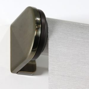 Medium Bracket Motor Cover Old Brass Rollease S