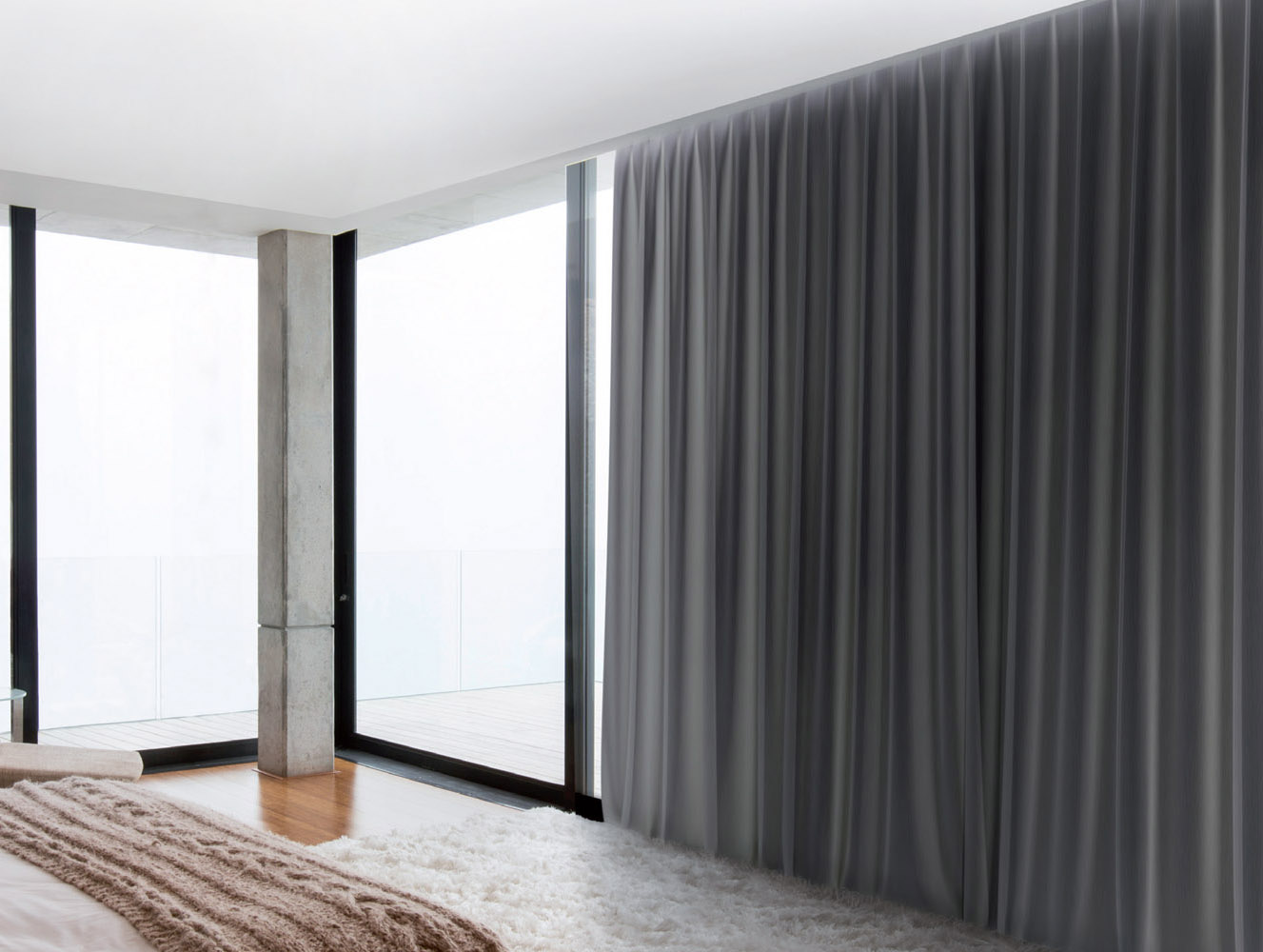 Drapery Tracks Powered by Somfy | Custom Window Treatments | Window Modes